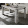 Jedálenský stôl Universal 160x90 cm, bielená borovica canyon