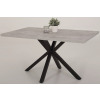 Jedálenský stôl Cleo 140x90 cm, šedý betón